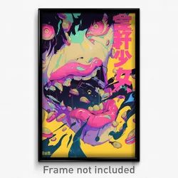 Movie Art Poster - Abandoned Mouth (Psychedelic Trippy Retro Cartoon Film Print)