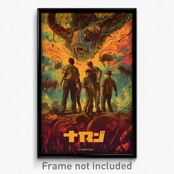 Hebrew Movie Poster - Grimy Arena (Israel Psychedelic Art Retro Film Print)