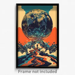 Russian Movie Poster - Spherical Mausoleum (Russia Retro Film Art Print)