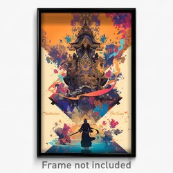 Thai Movie Poster - Shady Cobbler (Thailand Psychedelic Art Retro Film Print)
