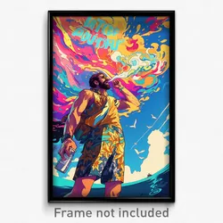 Greek Movie Poster - Man Feeling Curiosity, Warped Side Slit Shorts (Art Print)