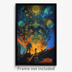 Greek Movie Poster - Alive Esplande (Greece Psychedelic Art Retro Film Print)