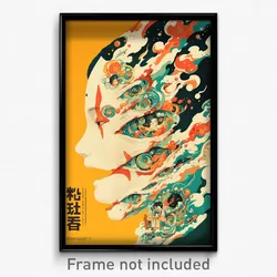 Chinese Movie Poster - Fluid Glen (China Psychedelic Art Retro Film Print)