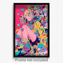 Movie Art Poster - Girl Feeling Dazed, Idealistic Animal Costume (Film Print)