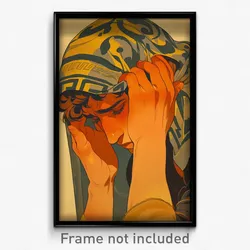 Greek Movie Poster - Boy Feeling Schadenfreude, Animated Veil (Greece Art Print)
