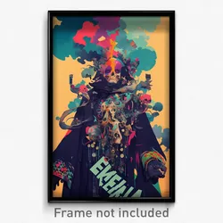 Icelandic Movie Poster - Advanced Enchiladas (Iceland Retro Film Art Print)