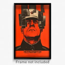 Russian Movie Poster - Man Feeling Focused, Comfortable Two Tone Headwear