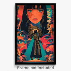 Greek Movie Poster - Girl Feeling Coercive, Wild Sundress (Greece Art Print)