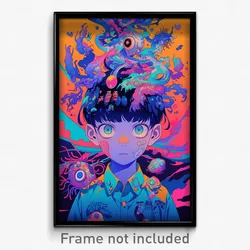Chinese Movie Poster - Boy Feeling Anger, Bubbly Popped Button (China Art Print)