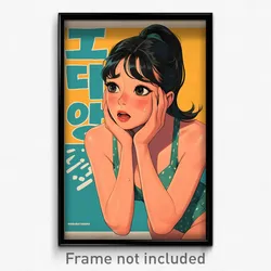 Korean Movie Poster - Girl Feeling Rejected, Outrageous Green Leotard (Print)