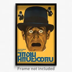 Greek Movie Poster - Man Feeling Unhappy, Orderly Bowl Hat (Greece Art Print)