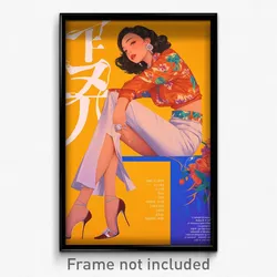 Thai Movie Poster - Woman Feeling Pleased, Delightful High Heels (Art Print)