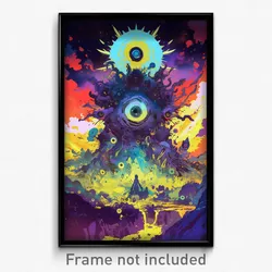 Movie Art Poster - Negligible Opening (Psychedelic Retro Weird Film Print)
