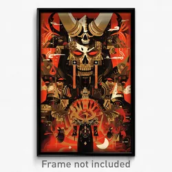 Movie Art Poster - Unique Mexican Plate (Psychedelic Retro Weird Film Print)
