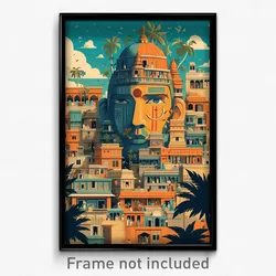 Bollywood Movie Poster - Grandiose Indian City (India Hindi Film Art Print)
