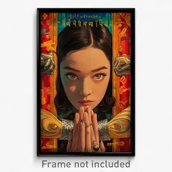 Thai Movie Poster - Woman Feeling Resentment, Silver Armlet (Thailand Art Print)