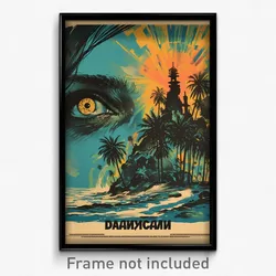 Russian Movie Poster - Dangerous Cay (Russia Psychedelic Art Retro Film Print)