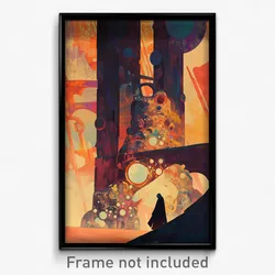 Movie Art Poster - Imaginative Shaft (Psychedelic Retro Weird Film Print)