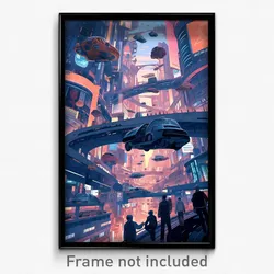 Movie Art Poster - Remote Music Venue (Psychedelic Retro Weird Film Print)
