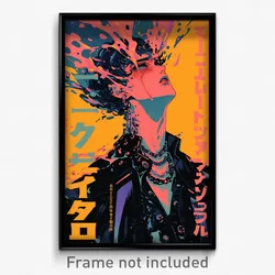 Greek Movie Poster - Boy Feeling Hate, Strong Black Dress (Greece Art Print)