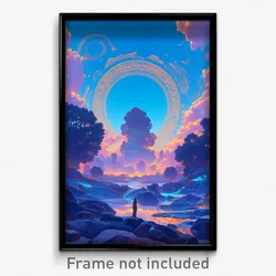 Art Poster - Massive Strand (Psychedelic Trippy Weird 11x17 Print)