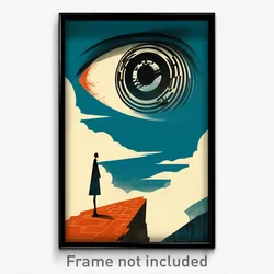 Greek Movie Poster - Marvelous Wheel (Greece Psychedelic Art Retro Film Print)