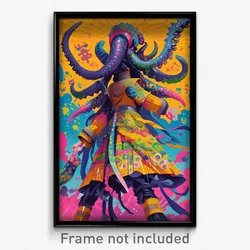 Bollywood Movie Poster - Girl Feeling Self Compassionate, Academic Plate Armor