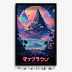 Movie Art Poster - Puzzling Megalith (Psychedelic Retro Weird Film Print)