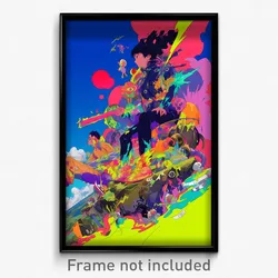 Art Poster - Electric Realm (Psychedelic Trippy Weird 11x17 Print)