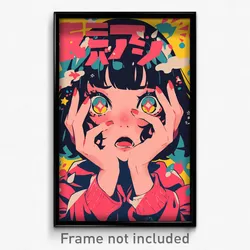 Thai Movie Poster - Girl Feeling Surprise, Merry Anime Clothes (Art Print)