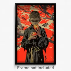 Russian Movie Poster - Boy Feeling Tolerance, Worn Torn Dress (Russia Art Print)