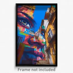 Art Poster - Flawless Canton (Psychedelic Trippy Weird 11x17 Print)