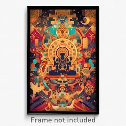 Bollywood Movie Poster - Magnificent Stained Glass (India Hindi Film Art Print)