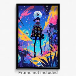 Art Poster - Secret Ramparts (Psychedelic Trippy Weird 11x17 Print)