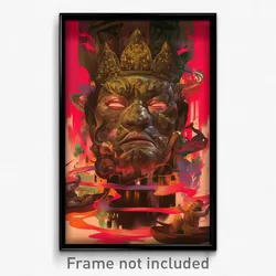 Thai Movie Poster - Fantastic Scriptorium (Thailand Retro Film Art Print)