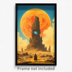 Movie Art Poster - Clear Outcropping (Psychedelic Retro Weird Film Print)