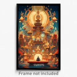 Thai Movie Poster - Imaginary Stove (Thailand Psychedelic Art Retro Film Print)