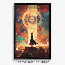 Movie Art Poster - Perfect Barbican (Psychedelic Retro Weird Film Print)