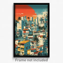 Korean Movie Poster - Sparkling Brazilian City (Korea Retro Film Art Print)