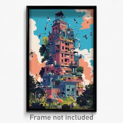 Bollywood Movie Poster - Infamous Swedish Architecture (India Hindi Film Print)