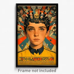 Russian Movie Poster - Boy Feeling Unsettled, Yellow Baseball Uniform (Print)