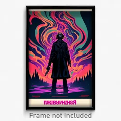 Russian Movie Poster - Dreary Lancet (Russia Psychedelic Art Retro Film Print)