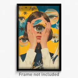 Icelandic Movie Poster - Woman Feeling Uncertainty, Zealous White Sleeves