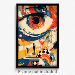 Icelandic Movie Poster - Dizzying Thoroughfare (Iceland Retro Film Art Print)