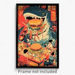 Vietnamese Movie Poster - Exotic Burger Stand (Vietnam Retro Film Art Print)