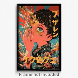 Greek Movie Poster - Boy Feeling Hope, Handmade Short Kimono (Greece Art Print)