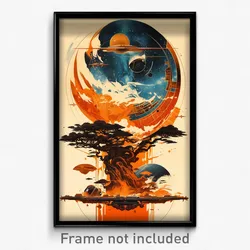 Movie Art Poster - Admirable Isthmus (Psychedelic Retro Weird Film Print)