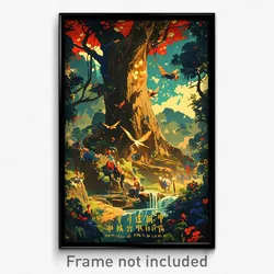 Vietnamese Movie Poster - Starry Forest (Vietnam Retro Film Art Print)