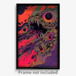 Art Poster - Rusty Depths (Psychedelic Trippy Weird 11x17 Print)