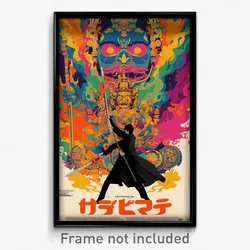 Thai Movie Poster - Man Feeling Anger, Advanced Goth Clothes (Art Print)